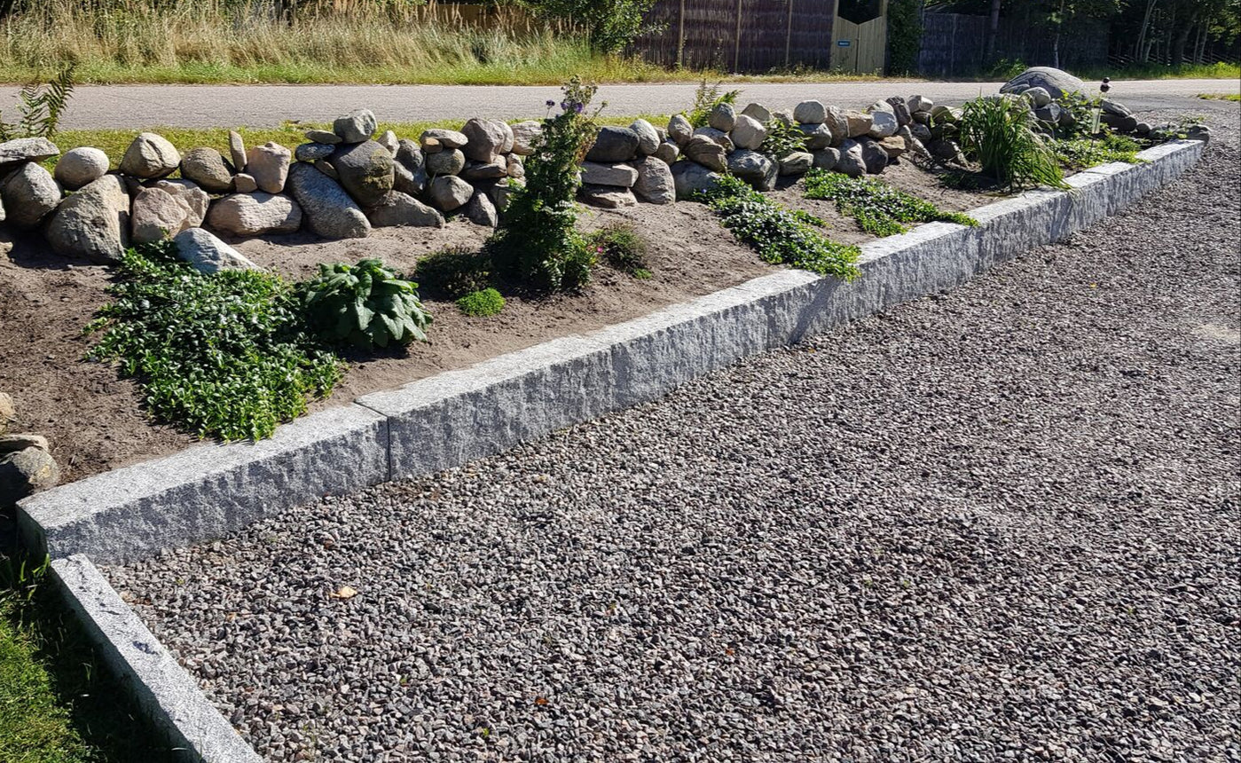 Granittmur Bergama Granitt Rustikk Grå