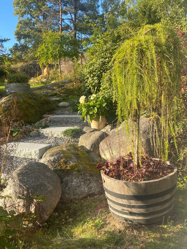 Steintrapp Bergama Granitt Villa14 Grå