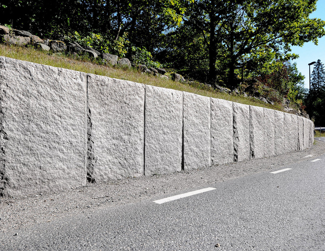 Granittmur Bergama Granitt Rustikk Grå