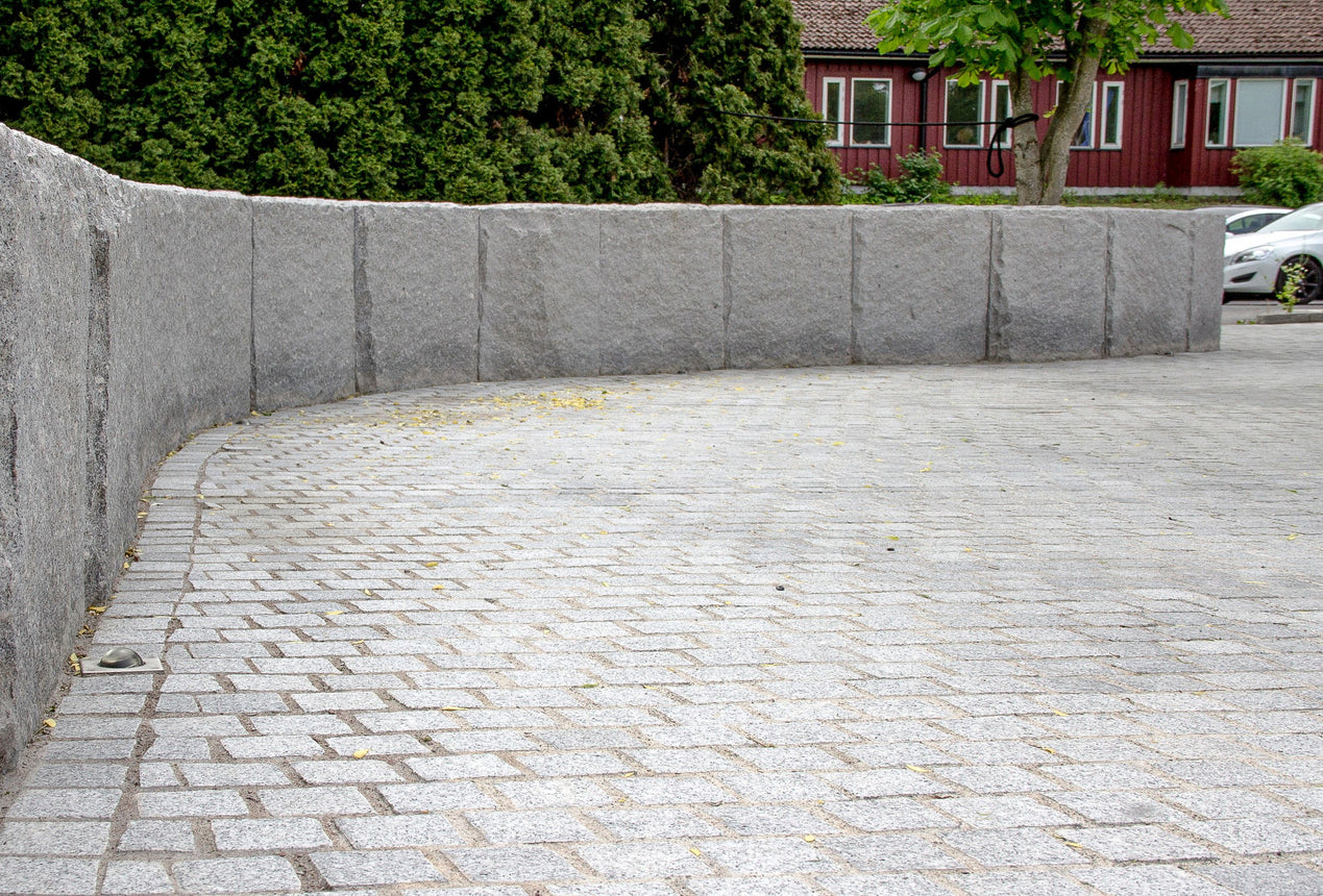 Granittmur Bergama Granitt Rustikk Grå