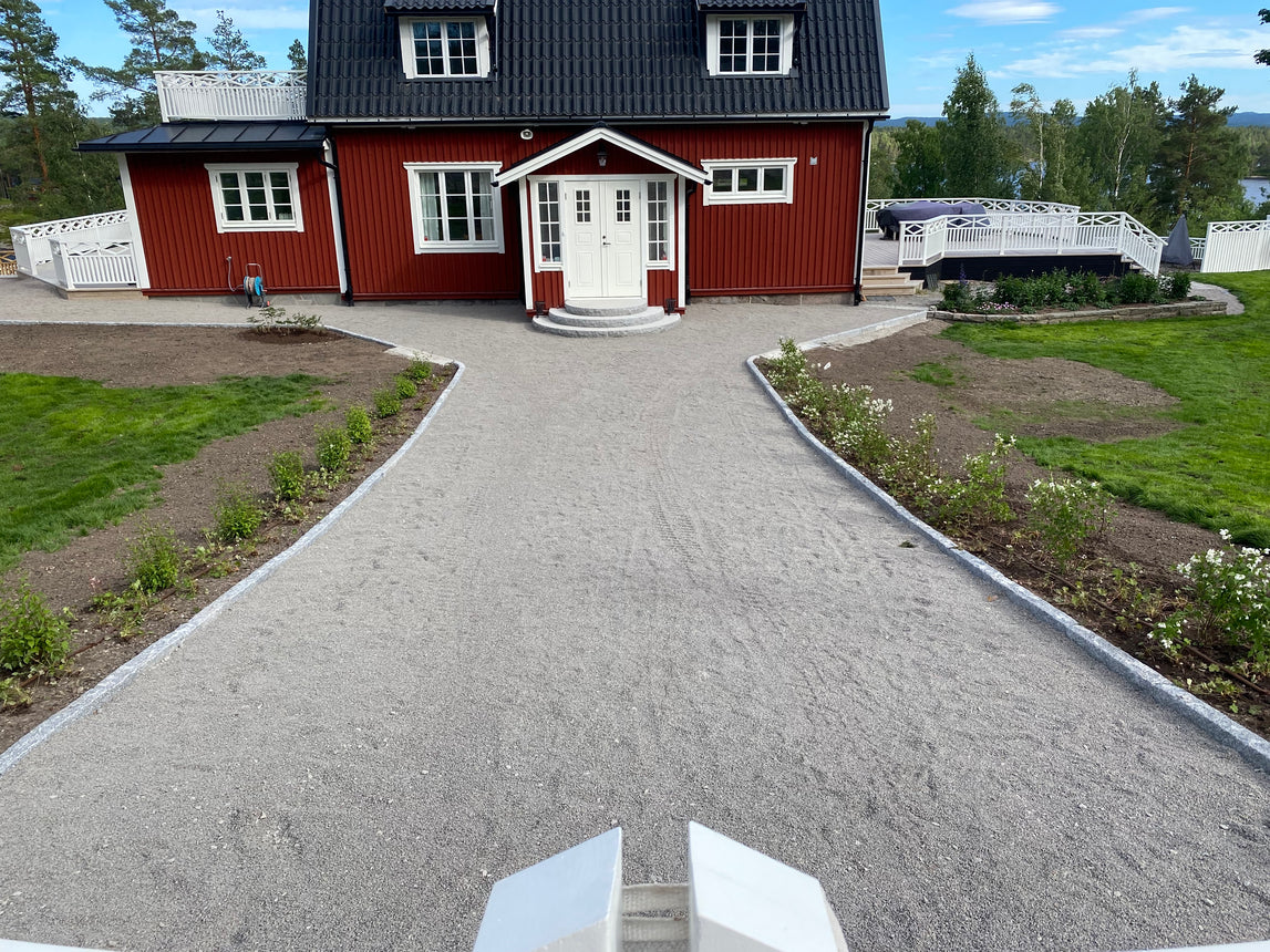 Granitt Kantstein Bergama RV6 Grå