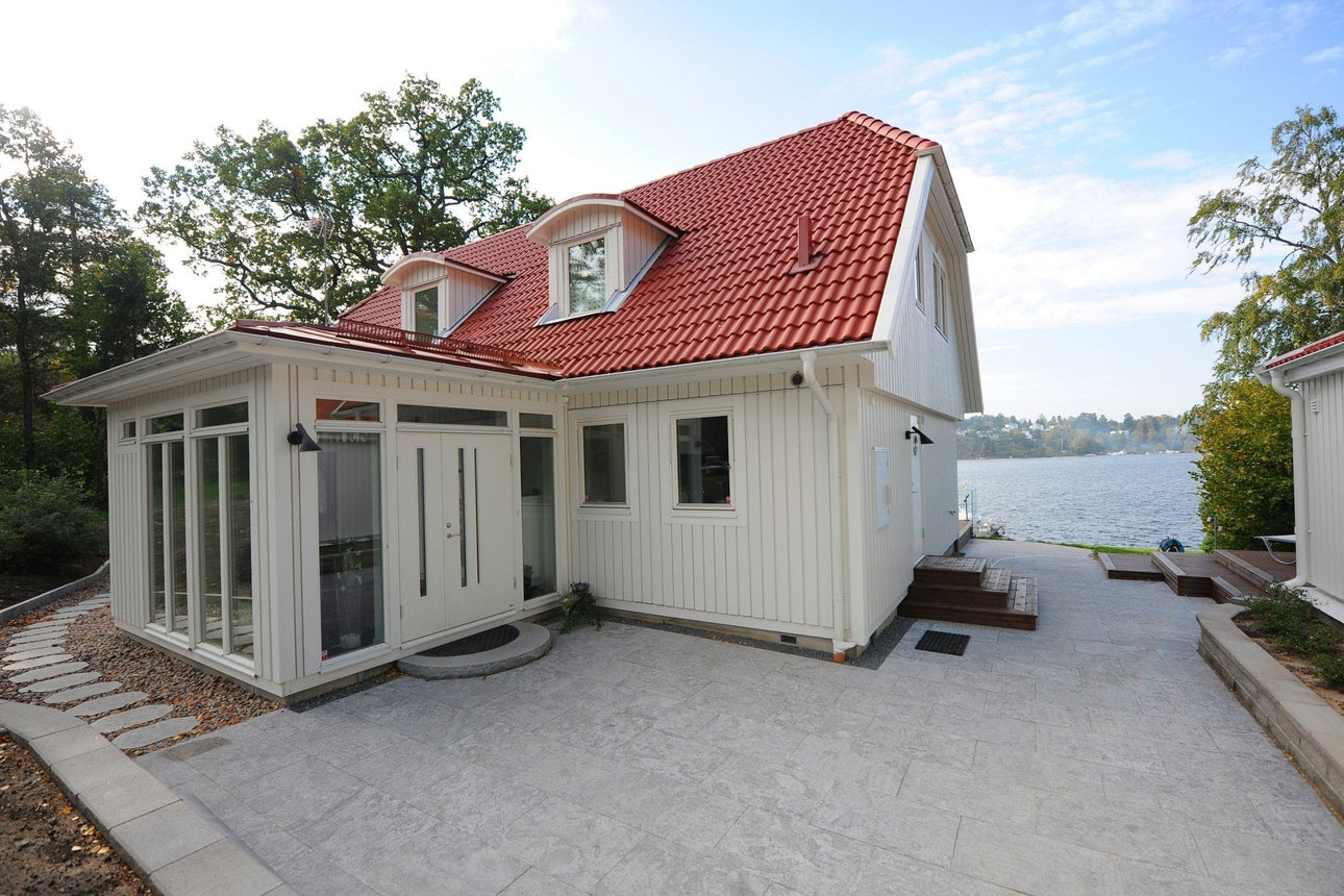 Entrétrapp Bergama Granitt Grå Rund 1100x550x150