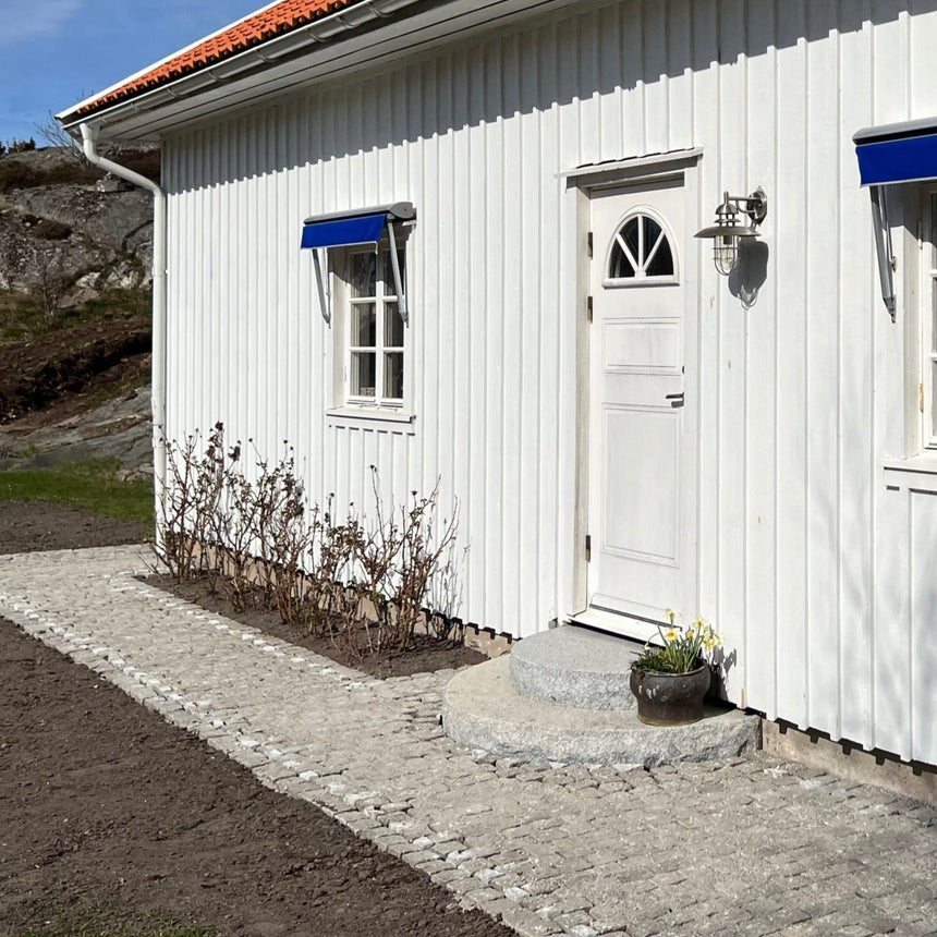 Entrétrapp Bergama Granitt Grå Rund 1100x550x150